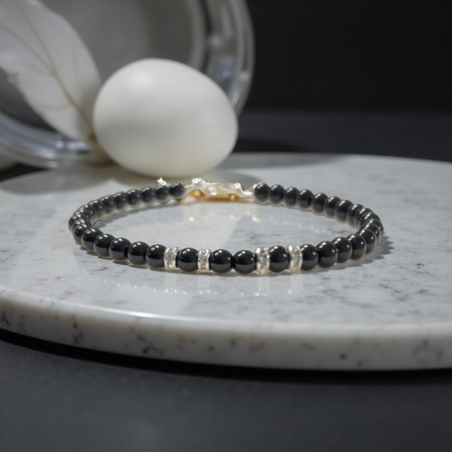 צמיד טורמלין שחור