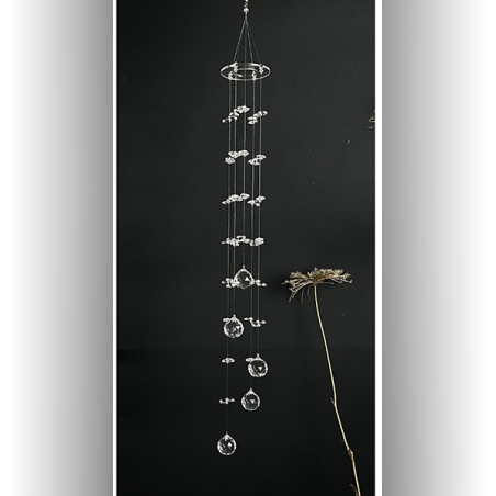 מובייל קריסטל 5 חוטים בשיבוץ משושי קריסטל