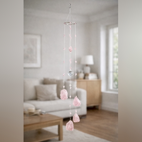 מובייל קריסטל רוז קוורץ גדול