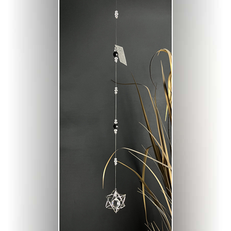 מובייל מגן דוד עם אבן האוניקס