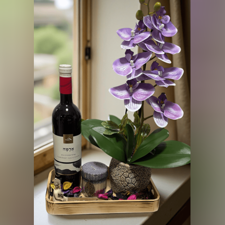 טבע עטוף באור