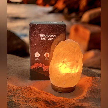 מנורת גביש מלח טבעי