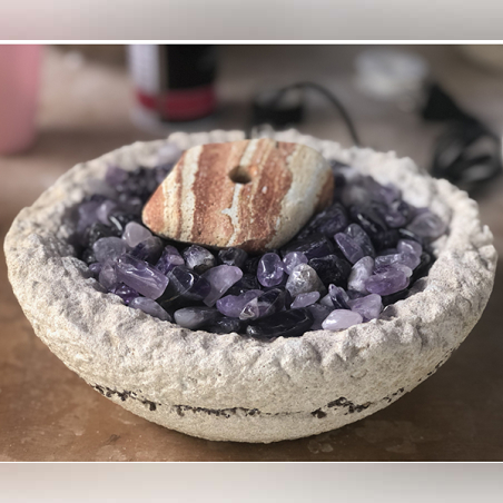 מזרקה בינונית אמטיסט