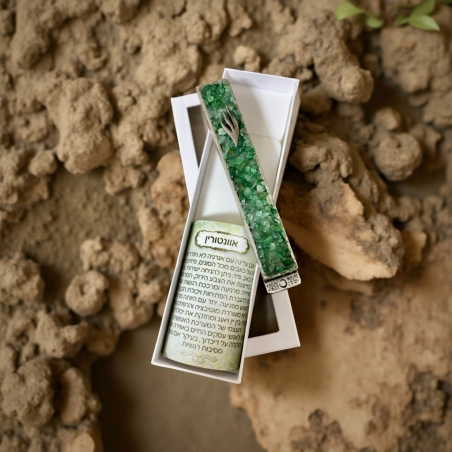 בתי מזוזה מאבני קריסטל