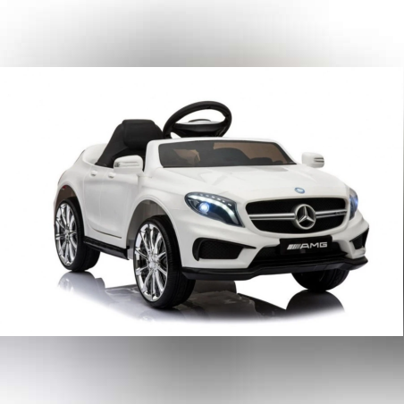 مرسيدس مزودة بمحرك 12 فولت موديل AMG GLA 45 أبيض اللون