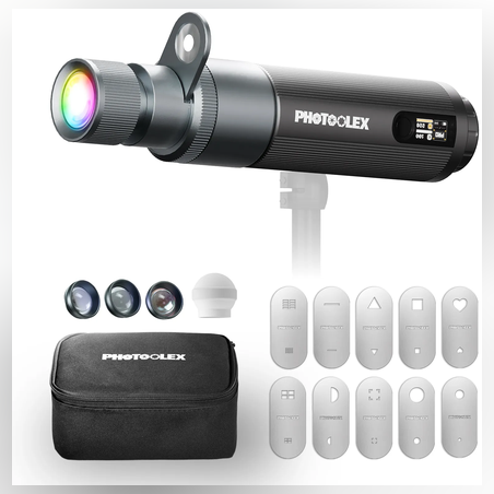 פנס לד נייד RGB PRO 12W PHOTOOLEX