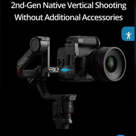 גימבל מייצב DJI RS 4 Pro COMBO