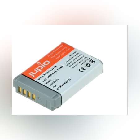 סוללת ליתיום JUPIO NB-13L למצלמות CANON