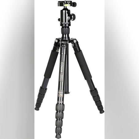 COMAN TM286CC1 חצובה וידאו מקצועית מסיבי פחמן