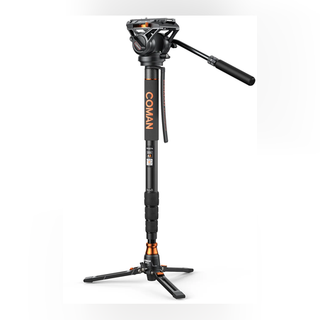 מונופוד + ראש אלומיניום  COMAN DX327AQ6