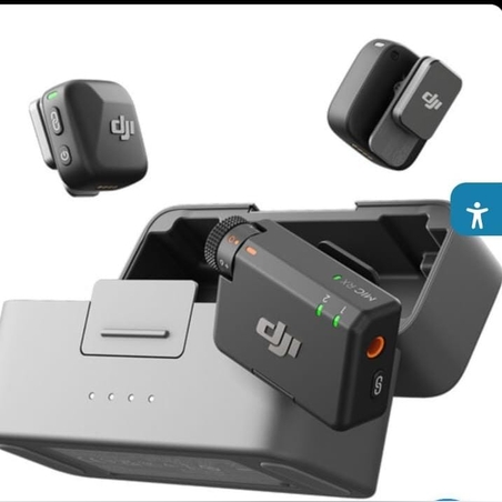 DJI Mic Mini מערכת זוג מיקרופוני דש קומפקטית אלחוטית זוג משדרים ומקלט עבור מצלמה/סמארטפון