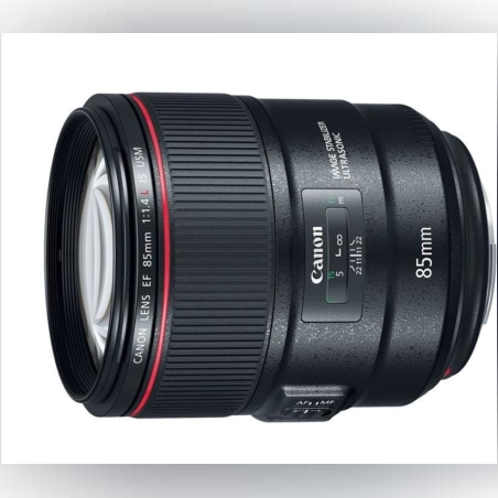 עדשה קנון Canon lens EF 85mm f/1.4L IS USM