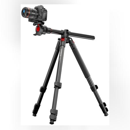 חצובה אופקית רב תכליתית ויחידת חצובה COMAN KX3939Mini A32&V1 עם ראש נוזל וראש כדורי 360°, 1810 מ