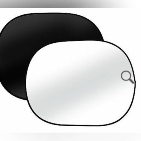 רקע שחור / לבן מתקפל ( בלנדה מתקפלת ) 100X150