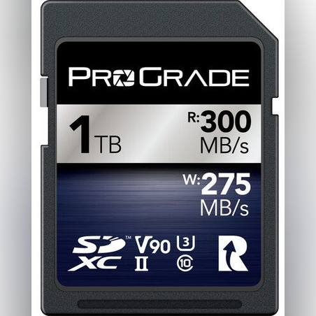 כרטיס זיכרון ProGrade 1TB SDXC UHS-II V90 Iridium כרטיס זיכרון ProGrade 1TB SDXC UHS-II V90 Iridium