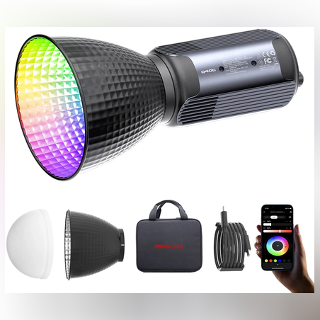 תאורת וידאו RGB Q40C 40W PHOTOOLEX LED