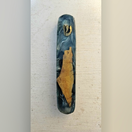 בית מזוזה עם מפת ארץ ישראל מאפוקסי