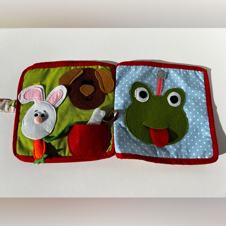 ספר פעילות מעצים וחוויתי לתינוקות וילדים קטנים-צפרדע