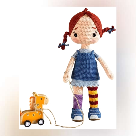 בובת בילבי סרוגה