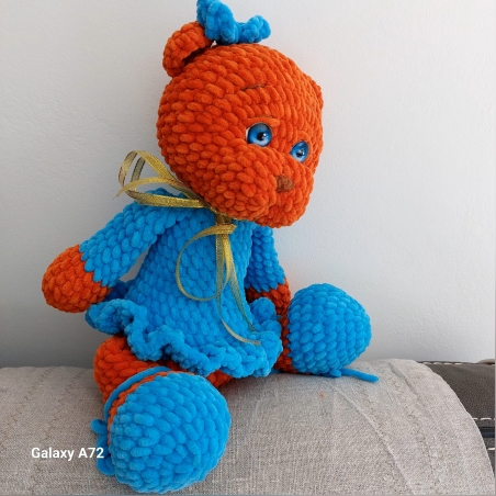 דובי סרוג מחוטי קטיפה