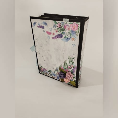 אלבום תמונות פרחוני בעבודת יד