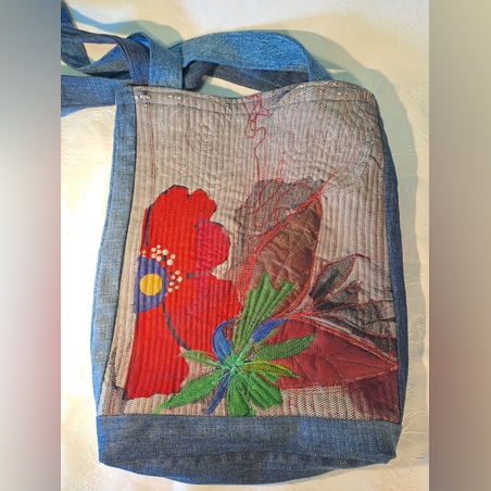 תיק שק מבד ג׳ינס