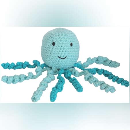 תמנון כחול סרוג