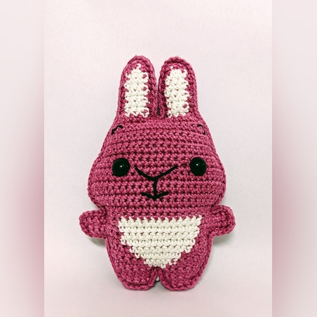 ארנבון - בובת כיס סרוגה