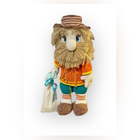 סבא שומר הבית - בובה סרוגה בעבודת יד