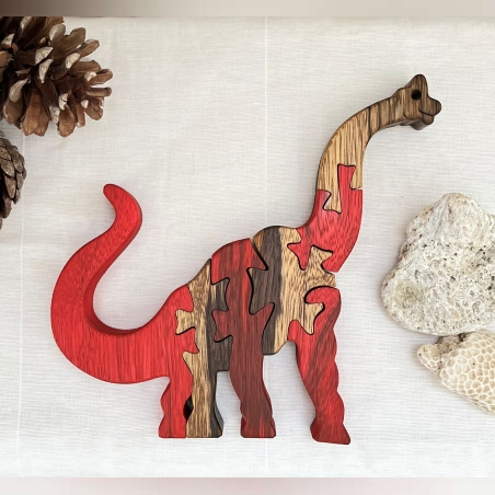 פאזל דינוזאור מעץ