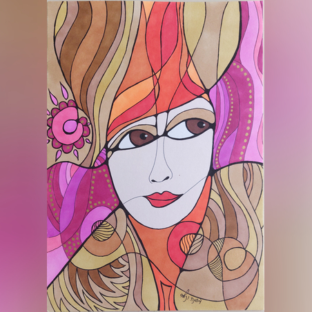 ציור הביישנית