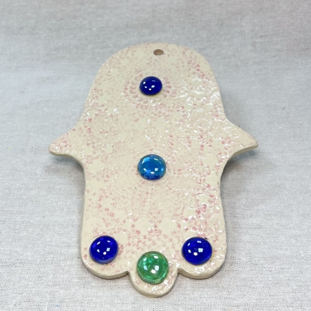 חמסה בעיצוב עדין מקרמיקה