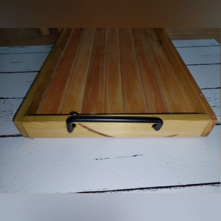 מגש כפרי מעץ ממוחזר