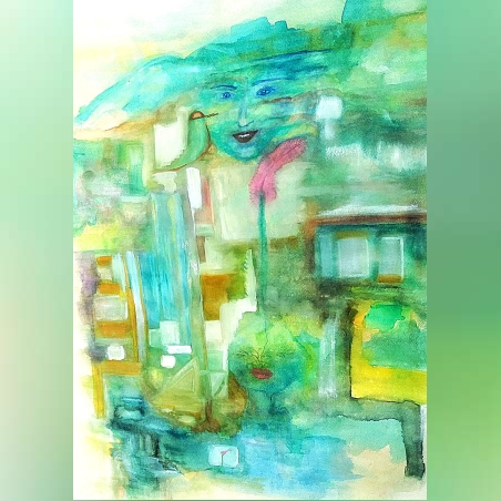 ציור בתי הכפר