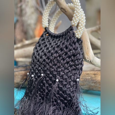 תיק ערב עם ידייות מסוגננות