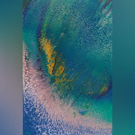 אקריליק נוזלי על קנבס 15