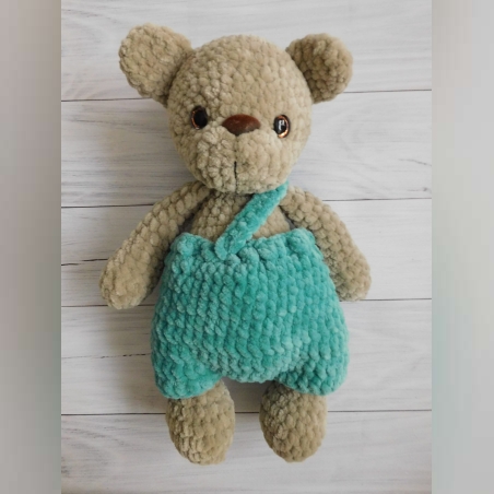 בובת דובי רכה ונעימה מחוטי קטיפה רכים