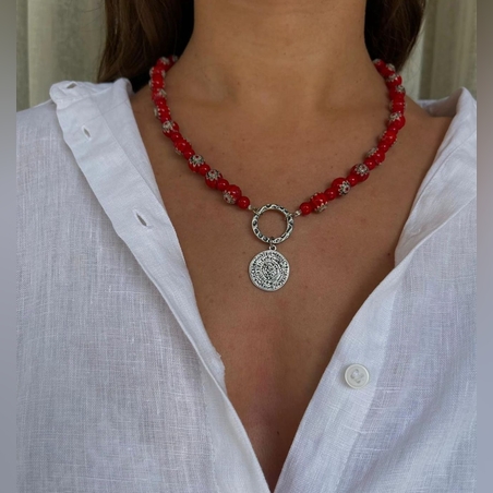 שרשרת מטבע אדומה