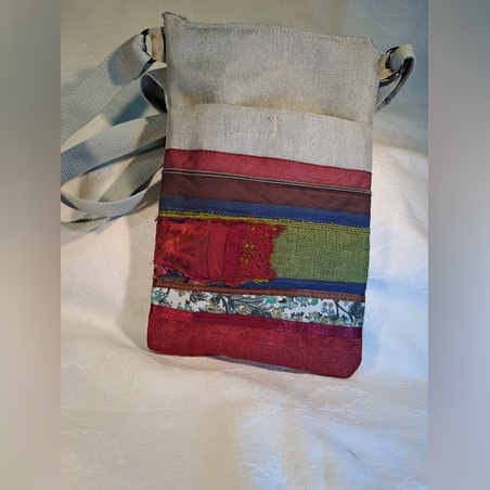 תיק מעוצב מבד כותנה