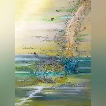 ציור גלי חוף