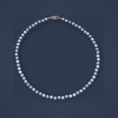 שרשרת משולבת אבני חן 