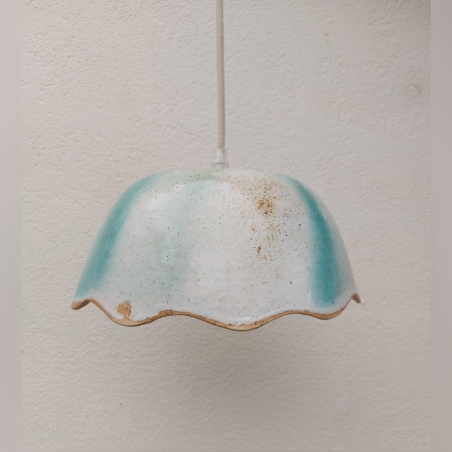 גוף תאורה תלוי מסוג חצאית עם רסיסים כחולים