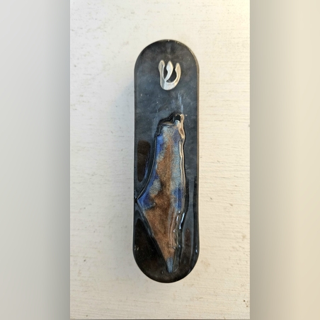 בית מזוזה עם מפת ארץ ישראל מאפוקסי