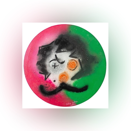 FRANK גרפיטי במבחר סוגי צבעי ספריי בשילוב עם צבעי אקריל