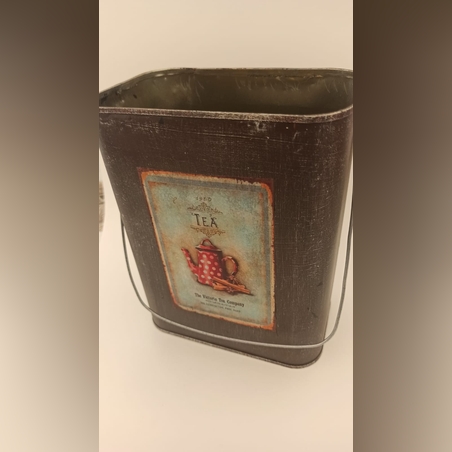 ­ קופסאת פח מלבנית ממוחזרת- TEA