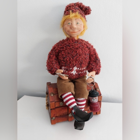 בובת גמד שומר האוצר