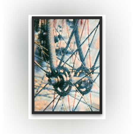 גלגל אופניים - צילום מעובד