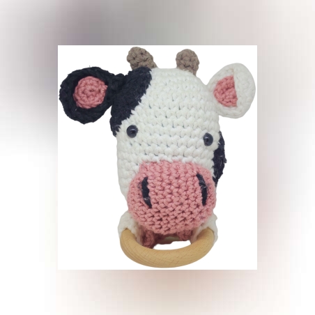 רעשן פרה סרוג