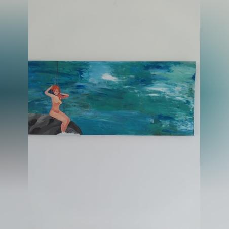 ציור רגע לפני הצלילה