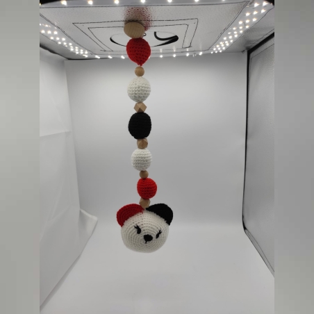 מובייל רעשן סרוג בעבודת יד